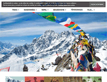Tablet Screenshot of nepalvoyages.com